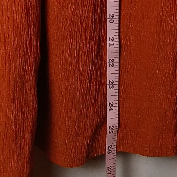 No Boundries Stylish Orange Dress with Ruffle Straps Size XL (Condition new) - Picture 4 of 6